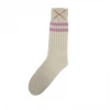 Mell-o STRIPED SOCKS | Cream/Light Pink