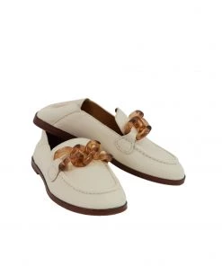 See By Chloé SB38091A Loafer / Goat Chalk Slipper