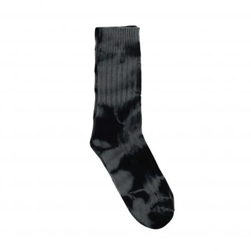 Mell-o TIE DYE SOCKS | CHARCOAL BLACK