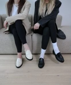 Aeyde Slipper RUTH | Nappa Leather Creamy