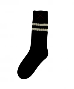 Mell-o New Arrivals STRIPED SOCKS | Black/White