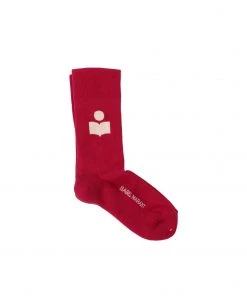 Isabel Marant Accessoires SILOKI SOCKS / Raspberry