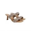 Lola Cruz Sandals SANDAL KNOT HIGH / Camel Glitter