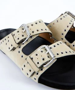 Isabel Marant LENNYO SANDAL | Ecru Sandals