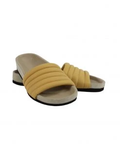 Isabel Marant HELLEA SLIDES / Light Yellow Sandals