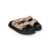 ALOHAS BUCKLE STRAP SANDALS | Suede Taupe New Arrivals