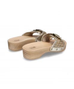 Scholl Iconic PESCURA HEEL | Raffia Platinum New Arrivals