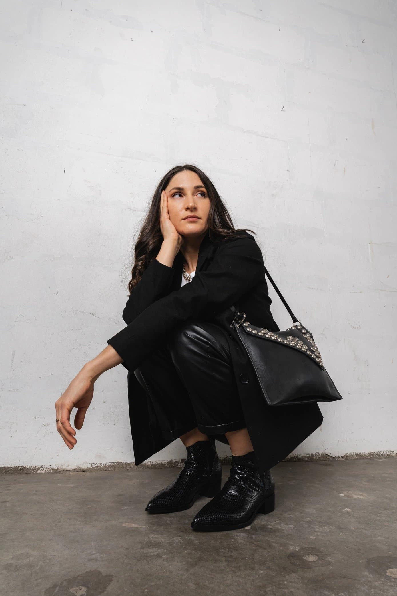 Isabel Marant TRYNE STUDS / Black Accessoires