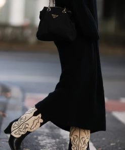 Isabel Marant LINLE BOOTS / Black Ecru