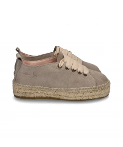 Manebi New Arrivals LACE-UP ESPADRILLES | Hamptons Vintage Taupe