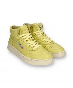 AUTRY MID SNEAKER 80s | Goat Yellow New Arrivals