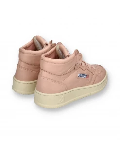 AUTRY New Arrivals MID SNEAKER 80s | Goat Peach