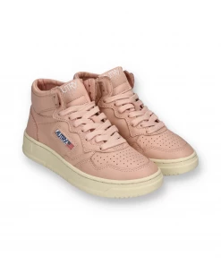 AUTRY New Arrivals MID SNEAKER 80s | Goat Peach