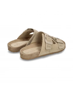 Manebi TRAVELER NORDIC SANDALS | Hamptons Champagne Beige New Arrivals
